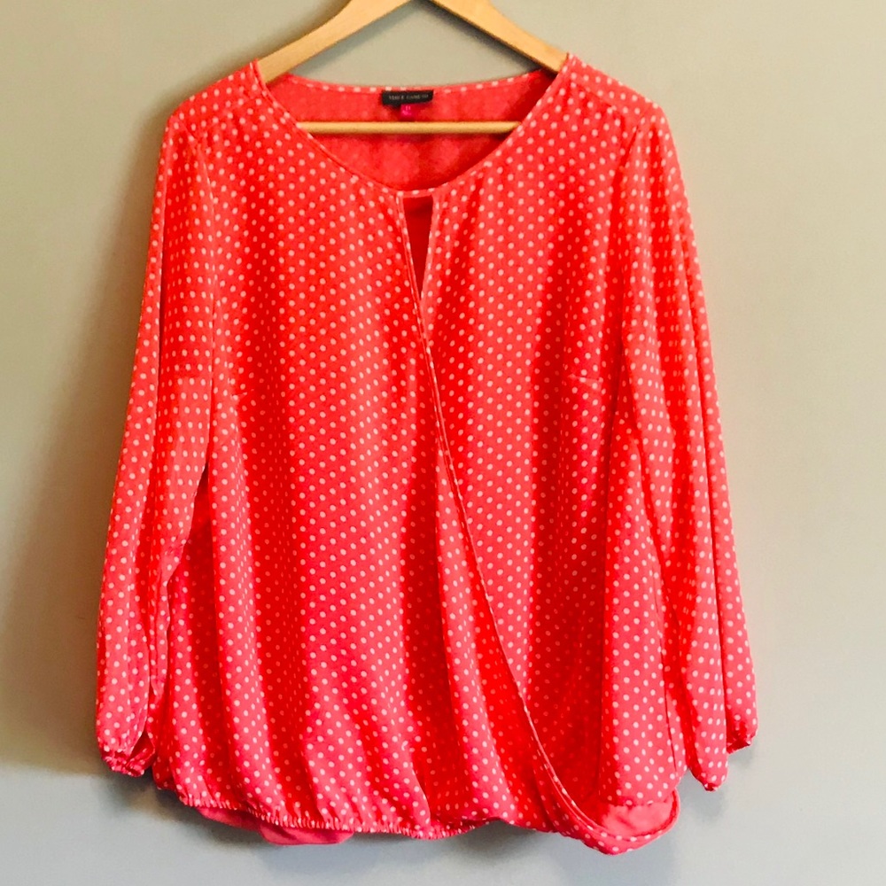 Vince Camuto Blouse Salmon/Pink